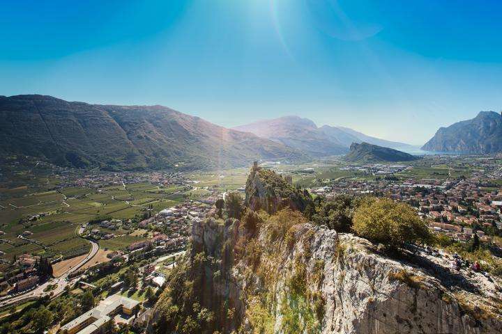 Arco - Castello visto dal Monte Colodri