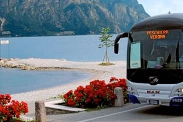 ATV-Bus Richtung Peschiera Verona am Gardasee