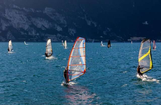 Windsurfen op het Gardameer
