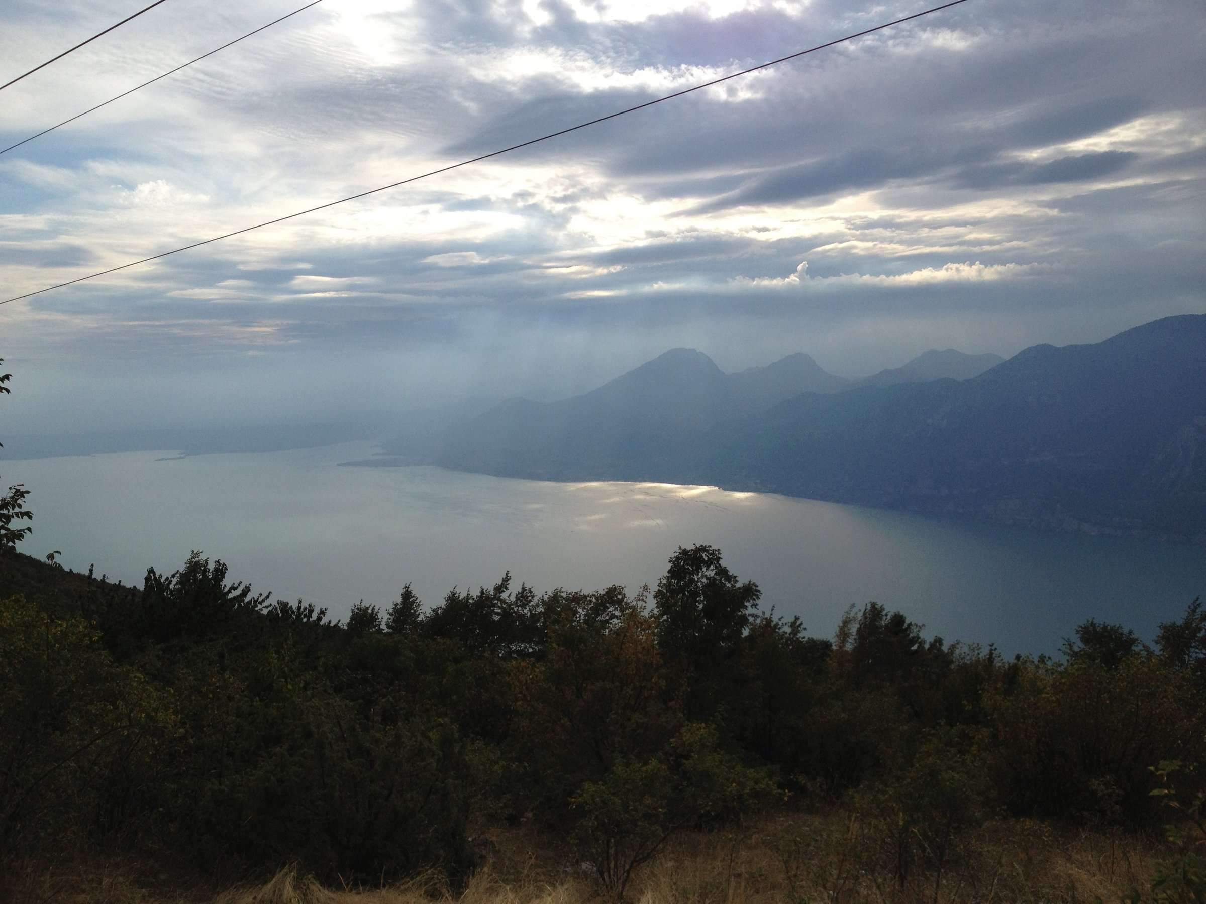 Blick auf den Gardasee von Brenzone aus