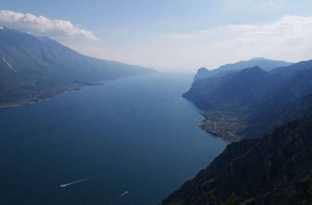Blick von Punta Larici, Riva del Garda