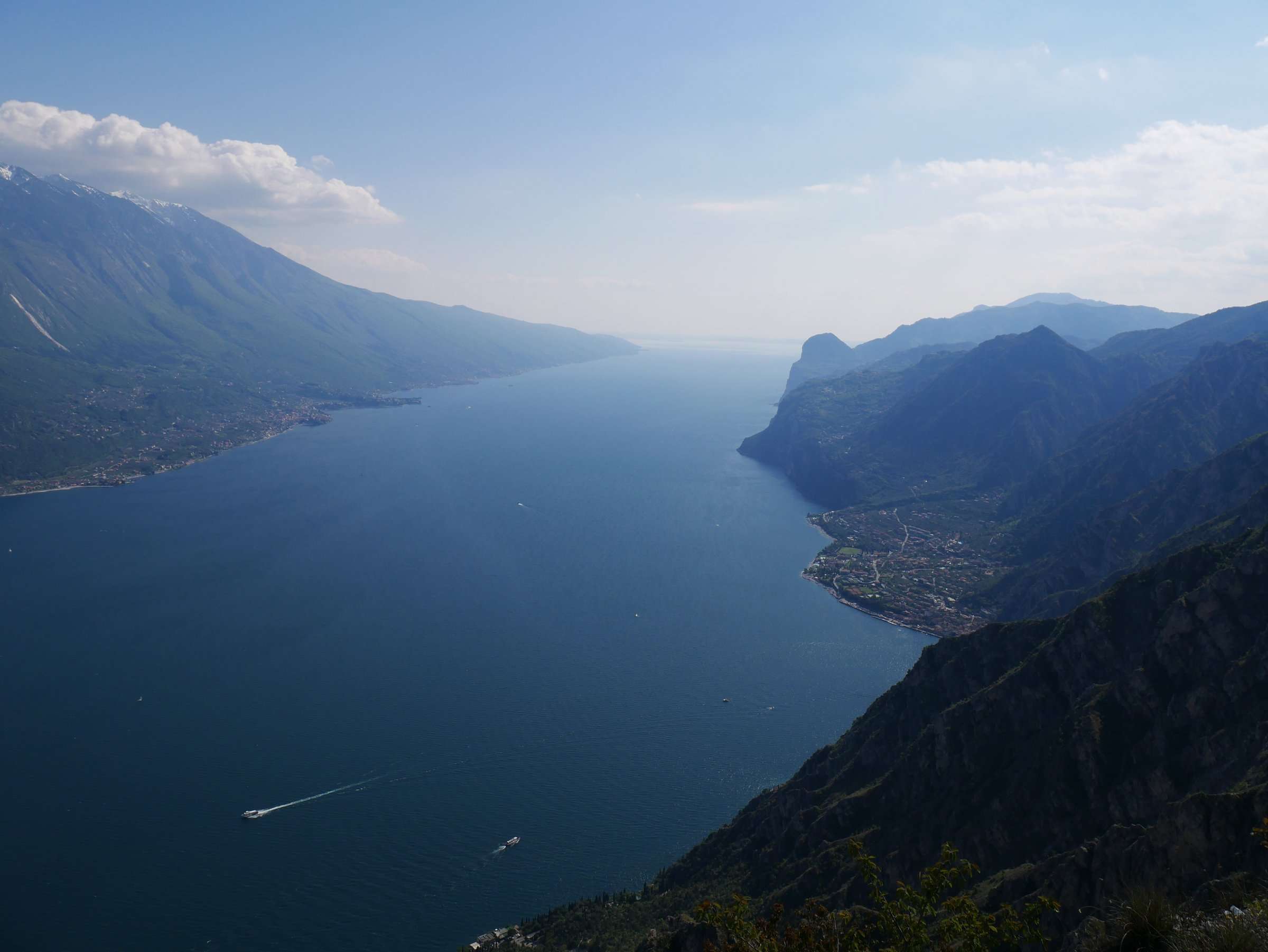 Blick von Punta Larici, Riva del Garda