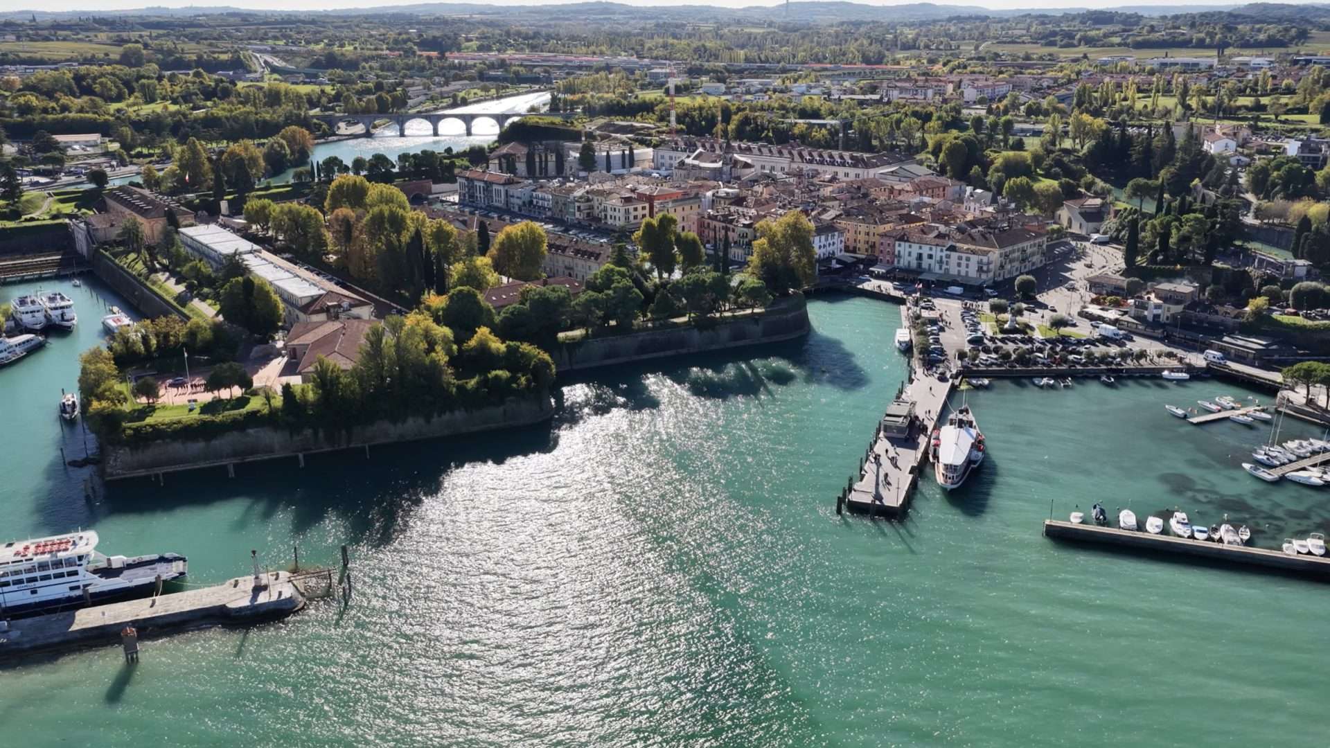 Peschiera del Garda - Vista aerea porto