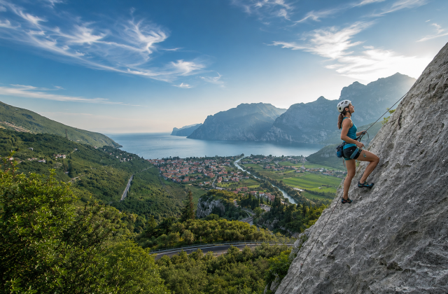 Sportklettern in Arco di Trento am Gardasee