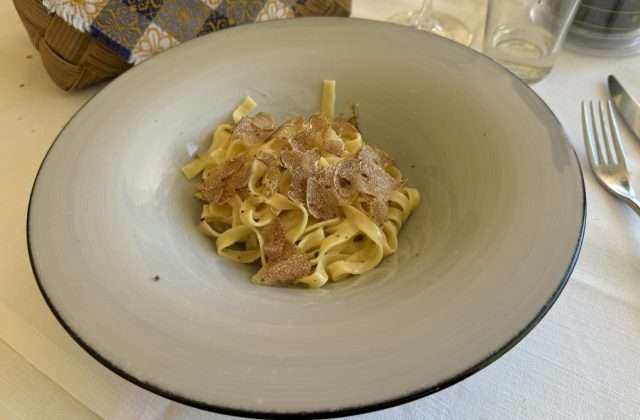 Tagliatelle al tartufo alla Sagra del Tartufo di Tignale