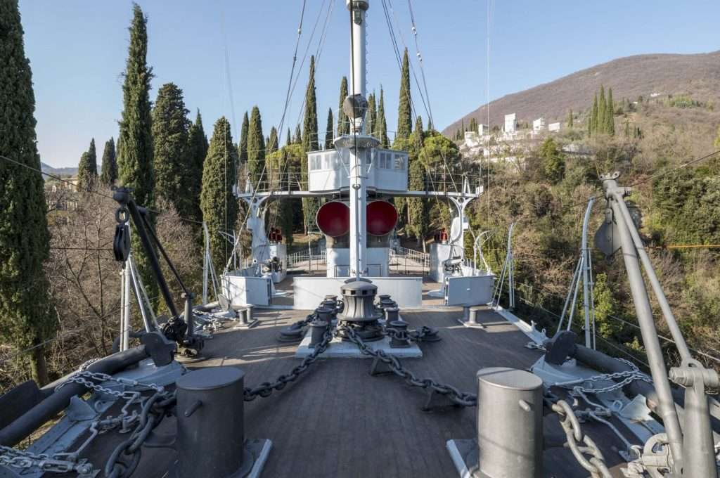 Die Regia Nave Puglia im Park des Vittoriale
